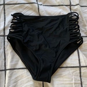 hollister high waisted bikini bottoms